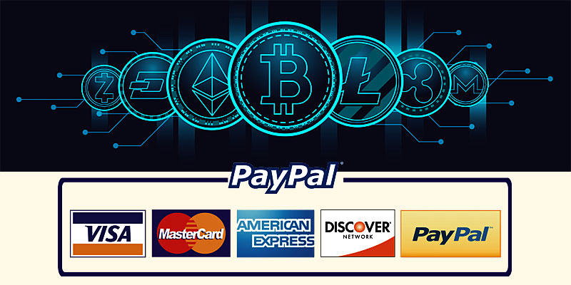 Pay With Crypto or PayPal